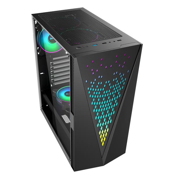 VỎ CASE SAMA 2055 (ATX-3 FAN RGB)