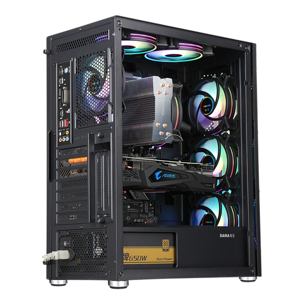 VỎ CASE SAMA 3505 ( ATX - 3 FAN RGB)