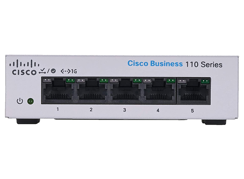 Switch Cisco CBS110-5T-D-EU (Gigabit (1000Mbps)/ 5 Cổng)