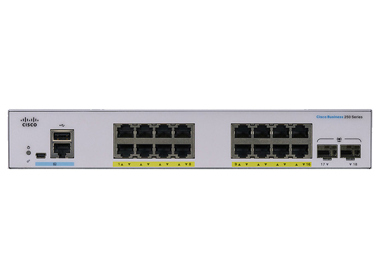 Thiết bị chuyển mạch Switch Cisco CBS250-16P-2G-EU