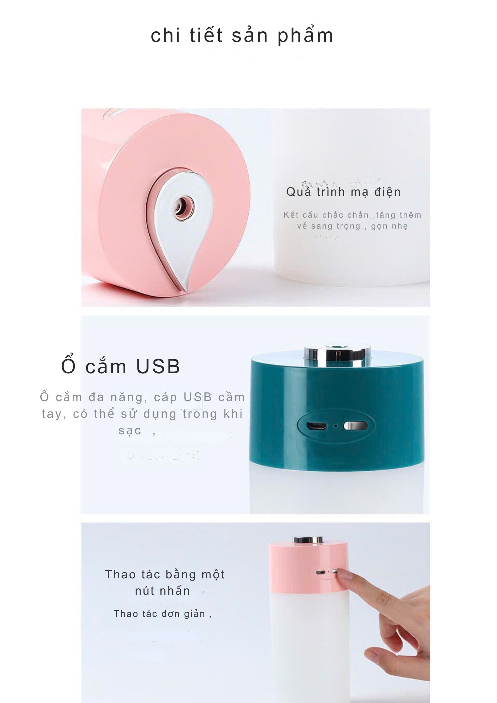 Máy phun sương tạo ẩm cầm tay X12