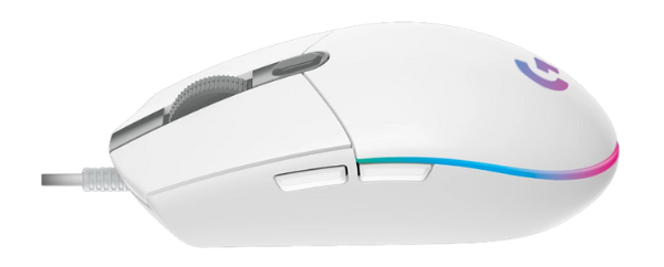 Chuột có dây Gaming Logitech G102 LightSync Gen 2 (Trắng) (910-005803)