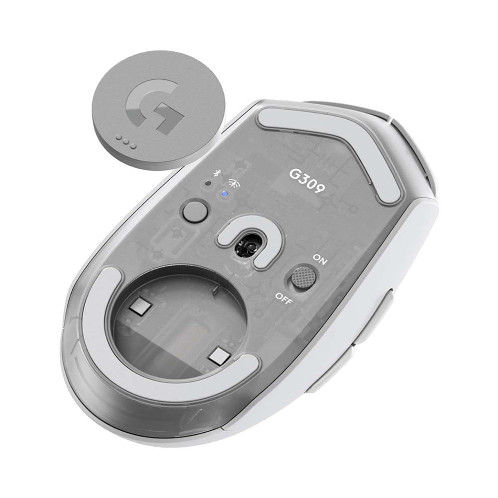 Chuột Gaming không dây Logitech G309 Lightspeed (Trắng) (910-007209)