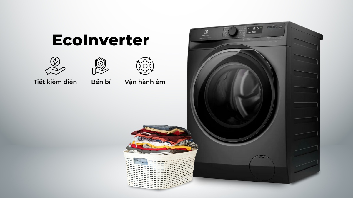 Máy giặt Electrolux EWF1023P5SC Inverter 10 kg