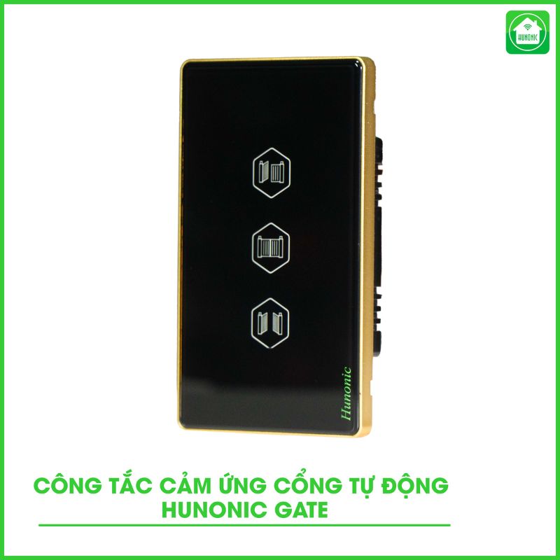Công tắc cảm ứng cổng tự động WiFi Hunonic Gate (Đen) (HNSGATET)