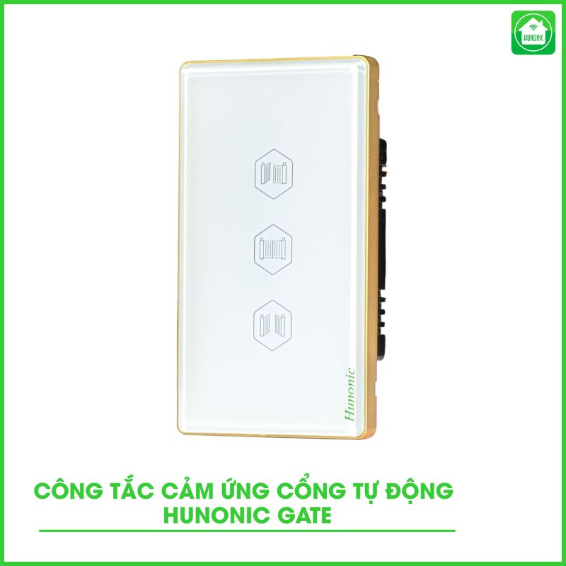 Công tắc cảm ứng cổng tự động WiFi Hunonic Gate (Trắng) (HNSGATED)