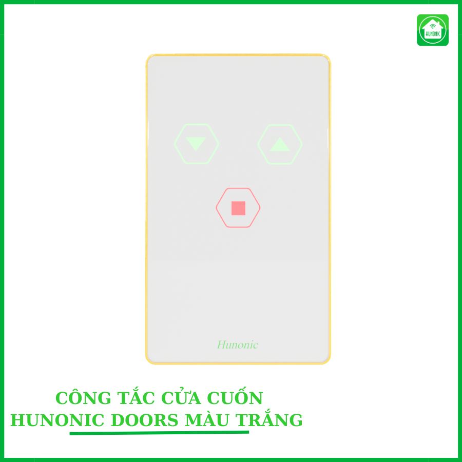 Công Tắc Cửa Cuốn Wifi Hunonic Door S (Trắng) (HNSDOORD)