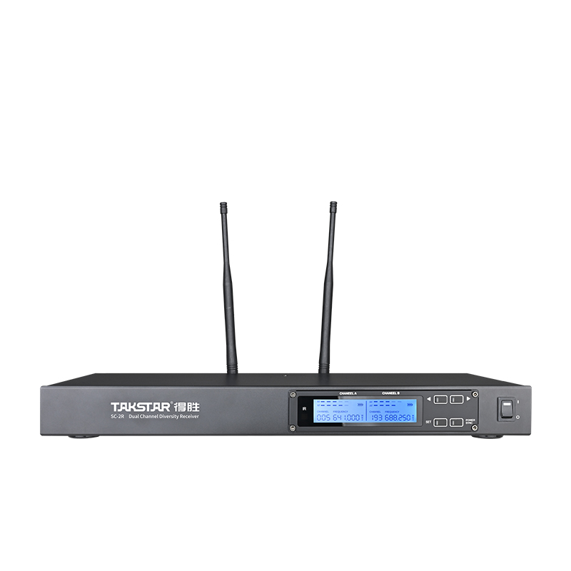 Đầu thu hệ thống micro không dây hai kênh SC-2R