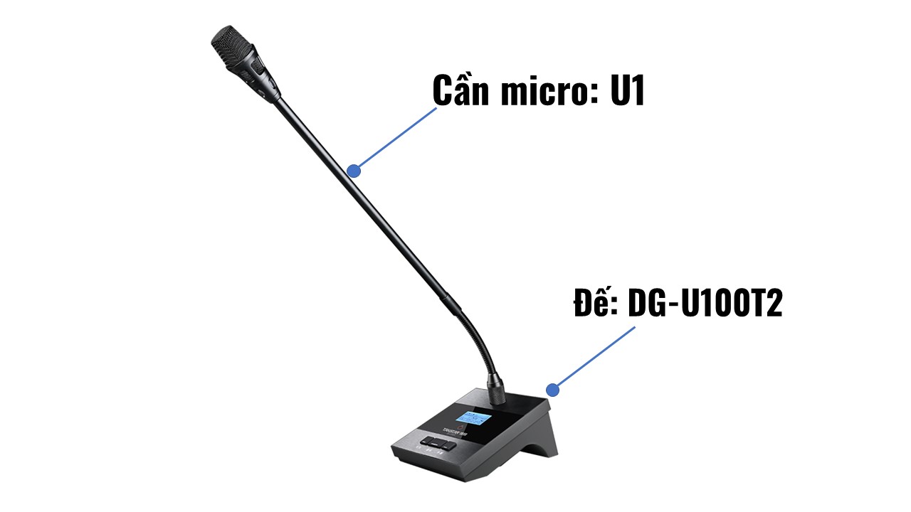 Đế micro hội nghị không dây DG-U100T2