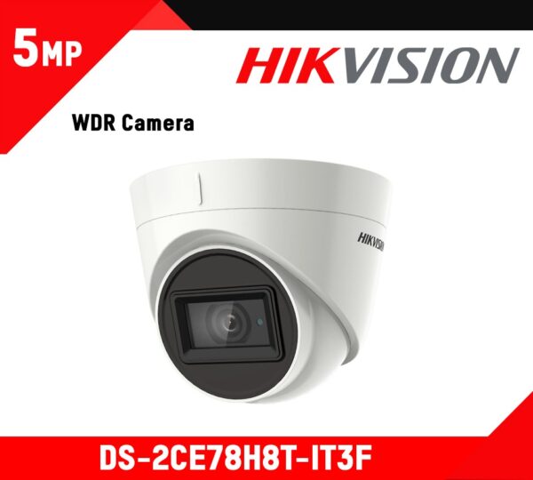 Hikvision Camera  HD-TVI Starlight  5MP DS-2CE78H8T-IT3F