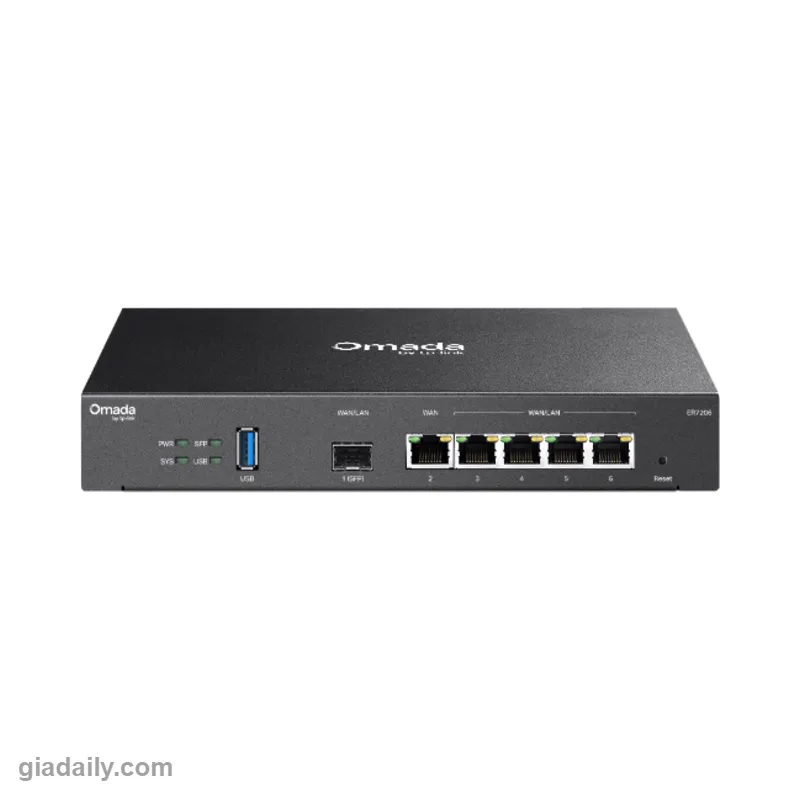 Router VPN Gigabit Omada ER7206 đa WAN 150.000 phiên đồng thời - Giá Đại Lý