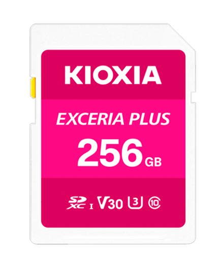 Thẻ nhớ SD KIOXIA EXCERIA PLUS 256GB (Màu Hồng)