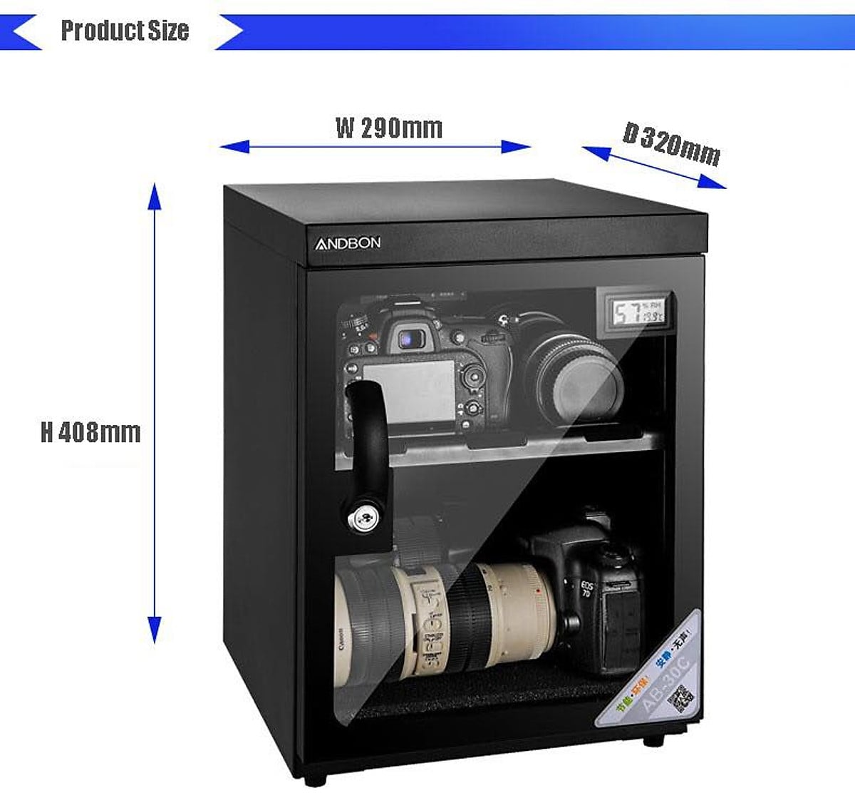 Tủ chống ẩm ANDBON AB-30C