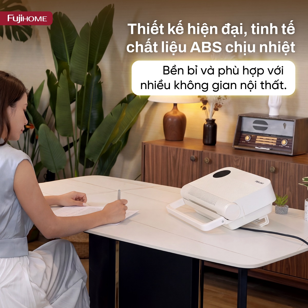 Máy sưởi gốm Fujihome FHB6000E 1500W cảm ứng, remote – giá sỉ
