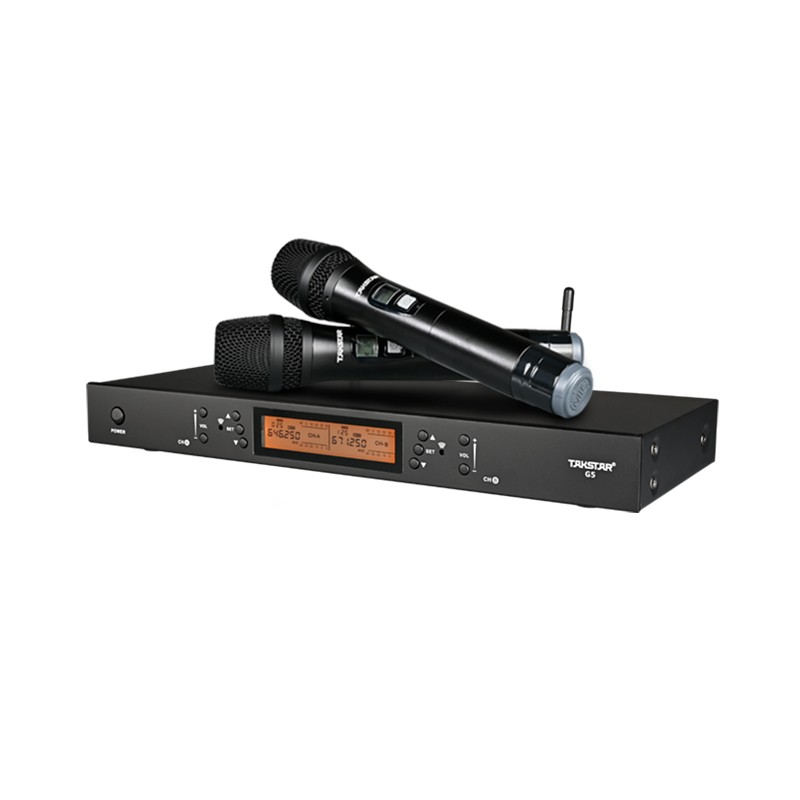Bộ micro không dây cầm tay UHF kênh kép G5