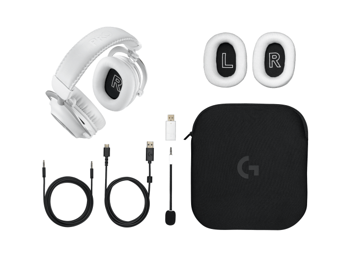 HEADSET LOGITECH PRO X 2 LIGHTSPEED WIRELESS/BLUETOOTH RGB GAMING (Trắng) (981-001270)