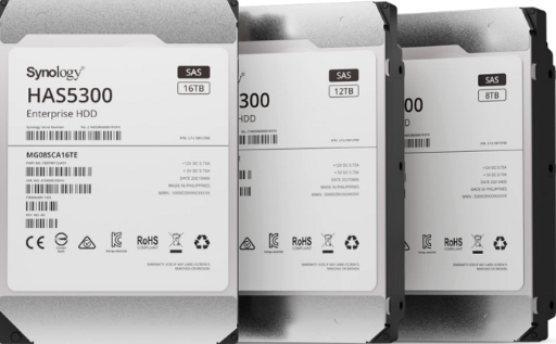 Ổ cứng HDD Synology HAS5300 16TB 3.5 inch 7200rpm, SAS 12 Gb/s (HAS5300-16T)