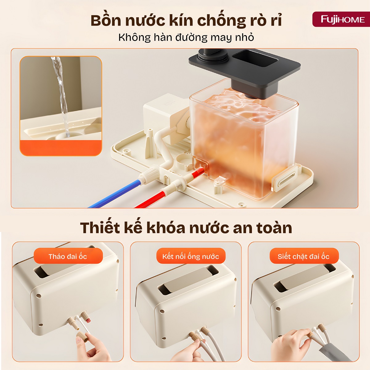 CHĂN ĐIỆN SƯỞI ẤM BẰNG NƯỚC NÓNG FUJIHOME HB1820PRO