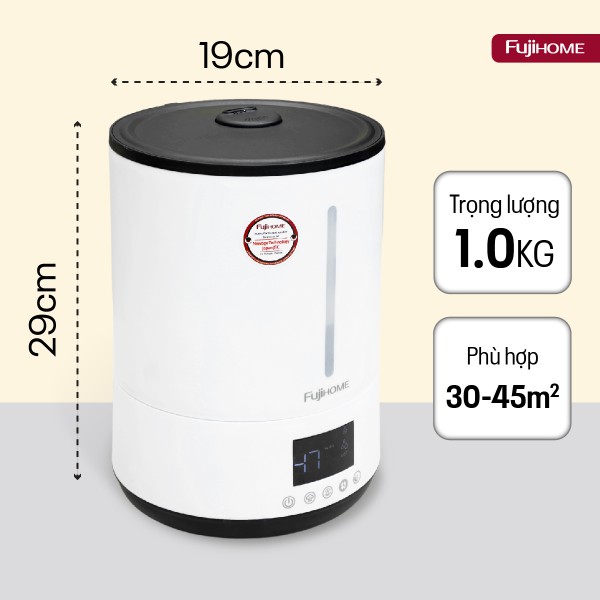 Máy Phun Sương Tạo Ẩm Xông Tinh Dầu Fujihome HM06E