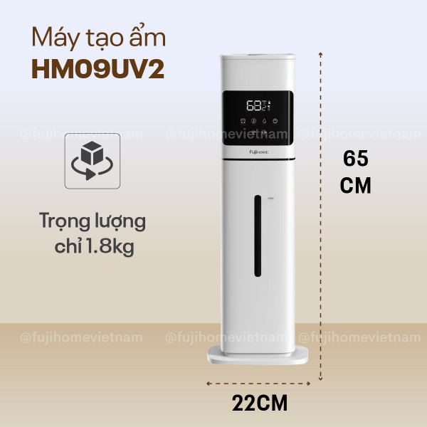 MÁY TẠO ẨM, XÔNG TINH DẦU, KHỬ KHUẨN UV FUJIHOME HM09UV2