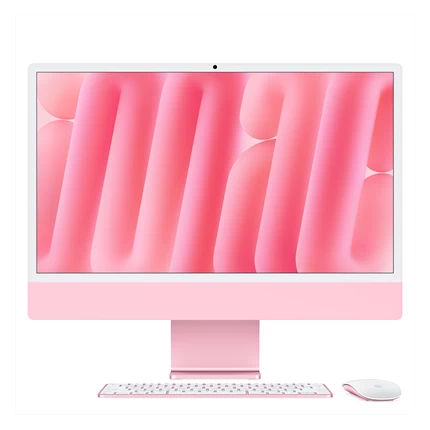 Apple iMac M4 (10C CPU/10C GPU/16GB RAM/256GB SSD/24"/4.5K)/HỒNG (MWV43SA/A)