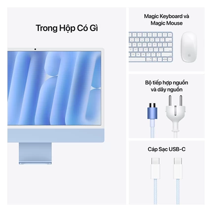APPLE IMAC M4 (10C CPU/10C GPU/24GB RAM/512GB SSD/MÀN HÌNH 24" 4.5K)/XANH DƯƠNG (MD2T4SA/A)