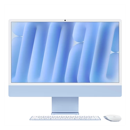 Apple iMac M4 (10C CPU/10C GPU/16GB RAM/256GB SSD/24"/4.5K)/XANH DƯƠNG (MWV13SA/A)