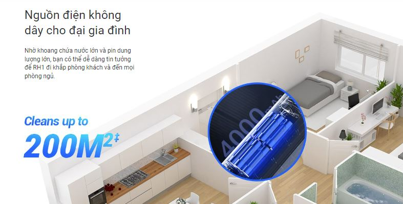 Máy hút bụi không dây thông minh Ezviz RH1