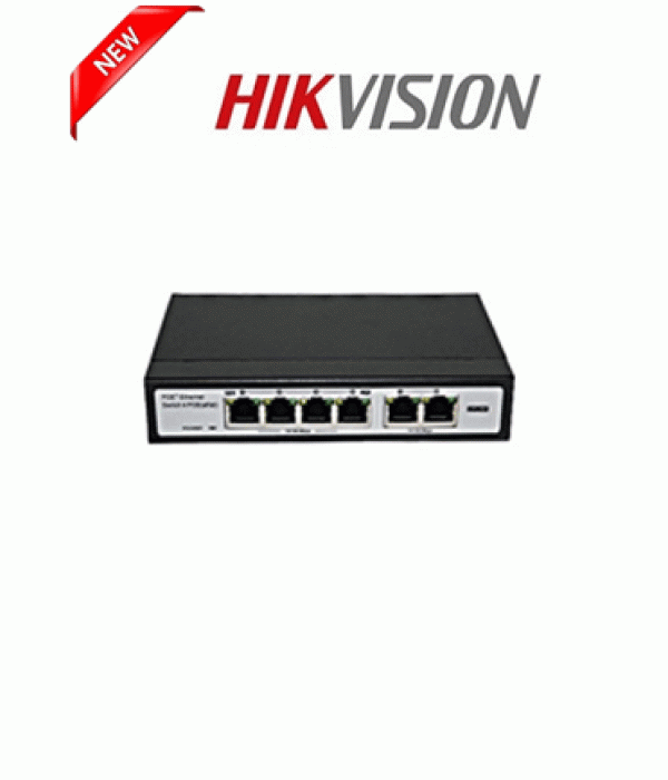 Switch PoE 4-cổng Hikvision SH-1004P-E