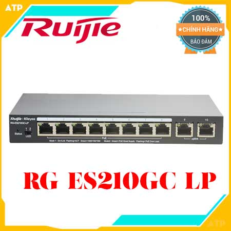 Switch POE 10 cổng RUIJIE REYEE RG-ES210GC-LP
