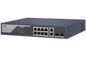 Switch mạng thông minh 8 cổng PoE Hikvision DS-3E1310P-SI