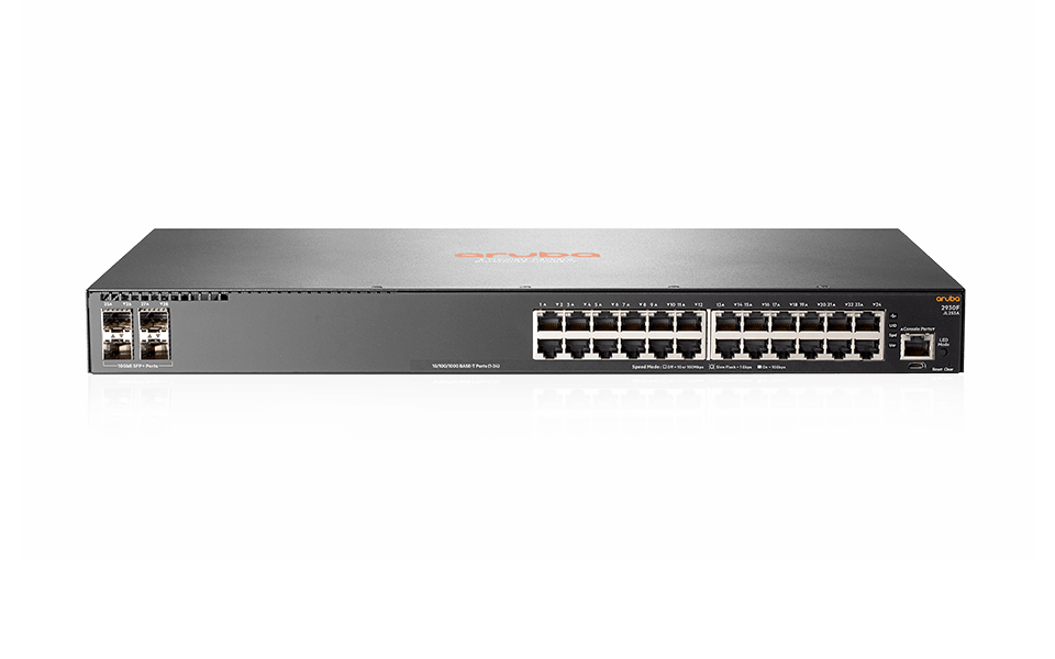 JL253A Switch Aruba 2930F 24 Ports 10/100/1000, 4 SFP+ Uplink