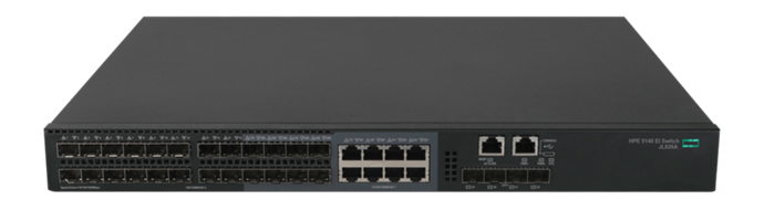 JL826A HPE FlexNetwork 5140 24 SFP w/8G, Combo 4 SFP+ EI Switch
