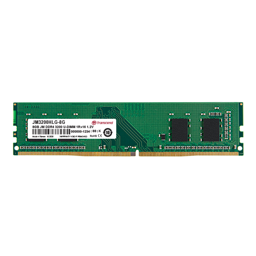 Ram Desktop Transcend JetRam 32GB, DDR4-3200 Unbuffered Long-DIMM (JM3200HLE-32G)