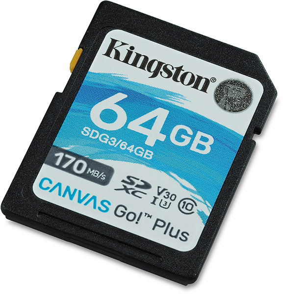 Kingston Canvas Go Plus SDXC 64GB (SDG3/64GB)