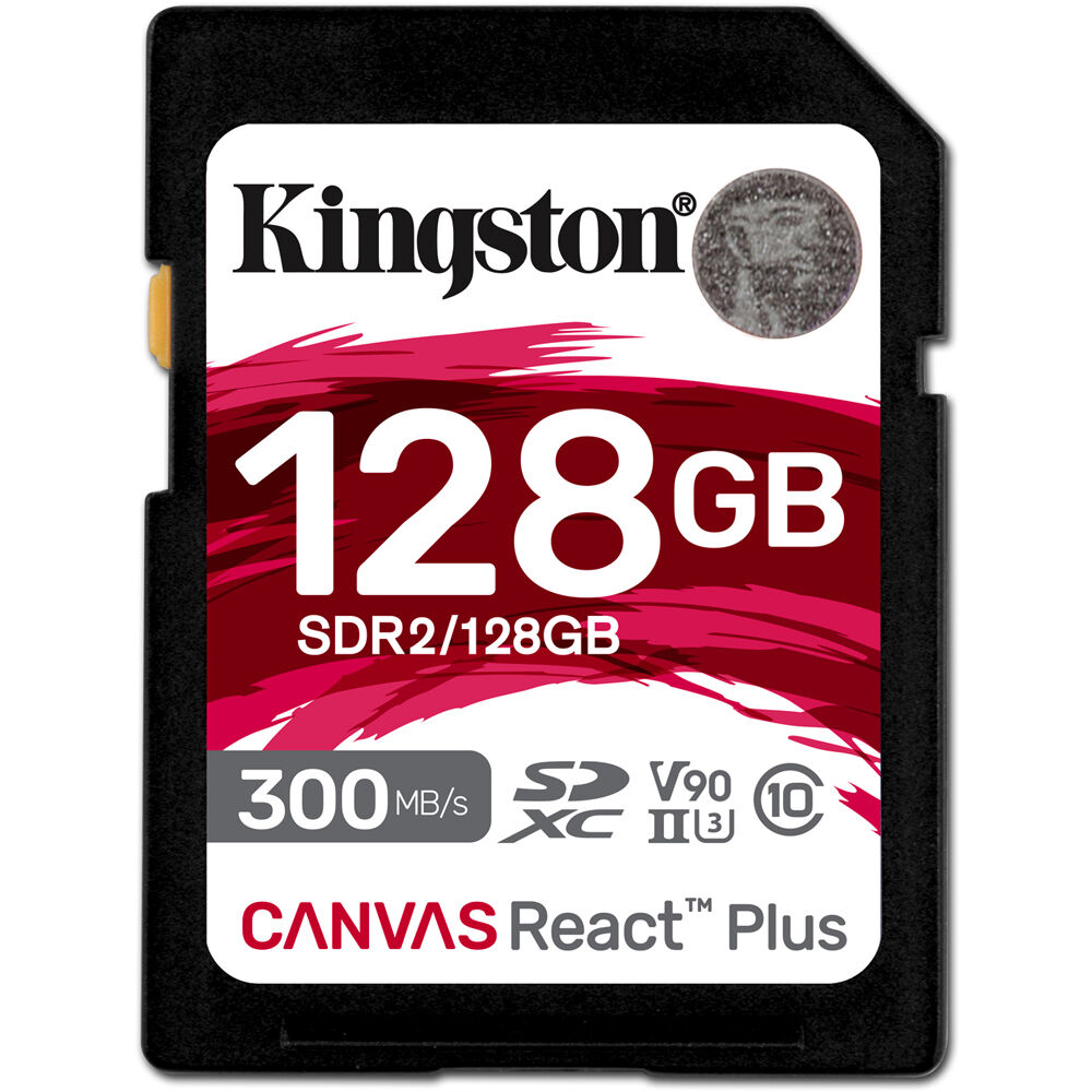 Kingston Canvas React Plus SDXC 128GB (SDR2/128GB)