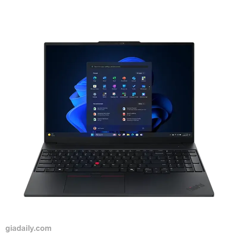 Laptop Lenovo ThinkPad E16 Gen 3 21SR002HVA (Core Ultra 5 225H, 16GB, 1TB SSD, 16 inch WUXGA, NoOS, Đen) - Giá Đại Lý