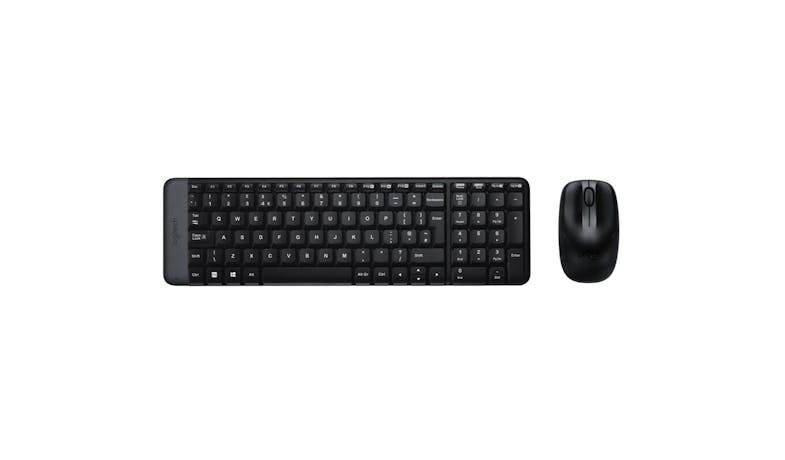 Combo bàn phím và chuột không dây MK220 của Logitech - Đen (920-003235)