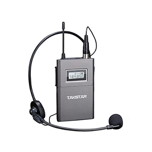 Bộ micro không dây tầm xa cài đầu, cài ve áo UHF hai kênh X7PP