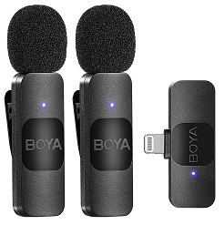 Micro cài áo không dây V2 (Dual Channel) Lightning