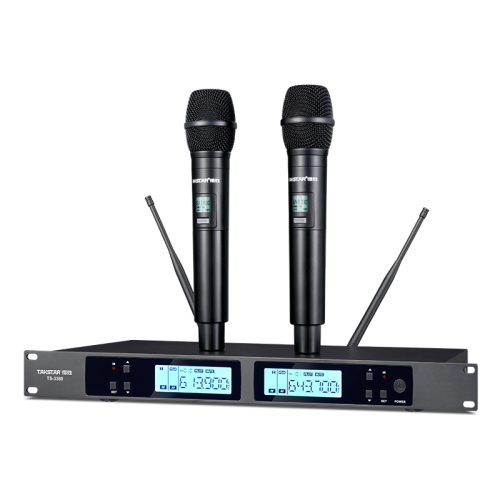 Bộ micro không dây cầm tay UHF kênh kép TS-3380