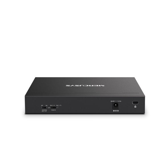 SWITCH ĐỂ BÀN 8 CỔNG 10/100/1000M, 7 X CỔNG POE+, VỎ KIM LOẠI (MS108GP) | Mercusys