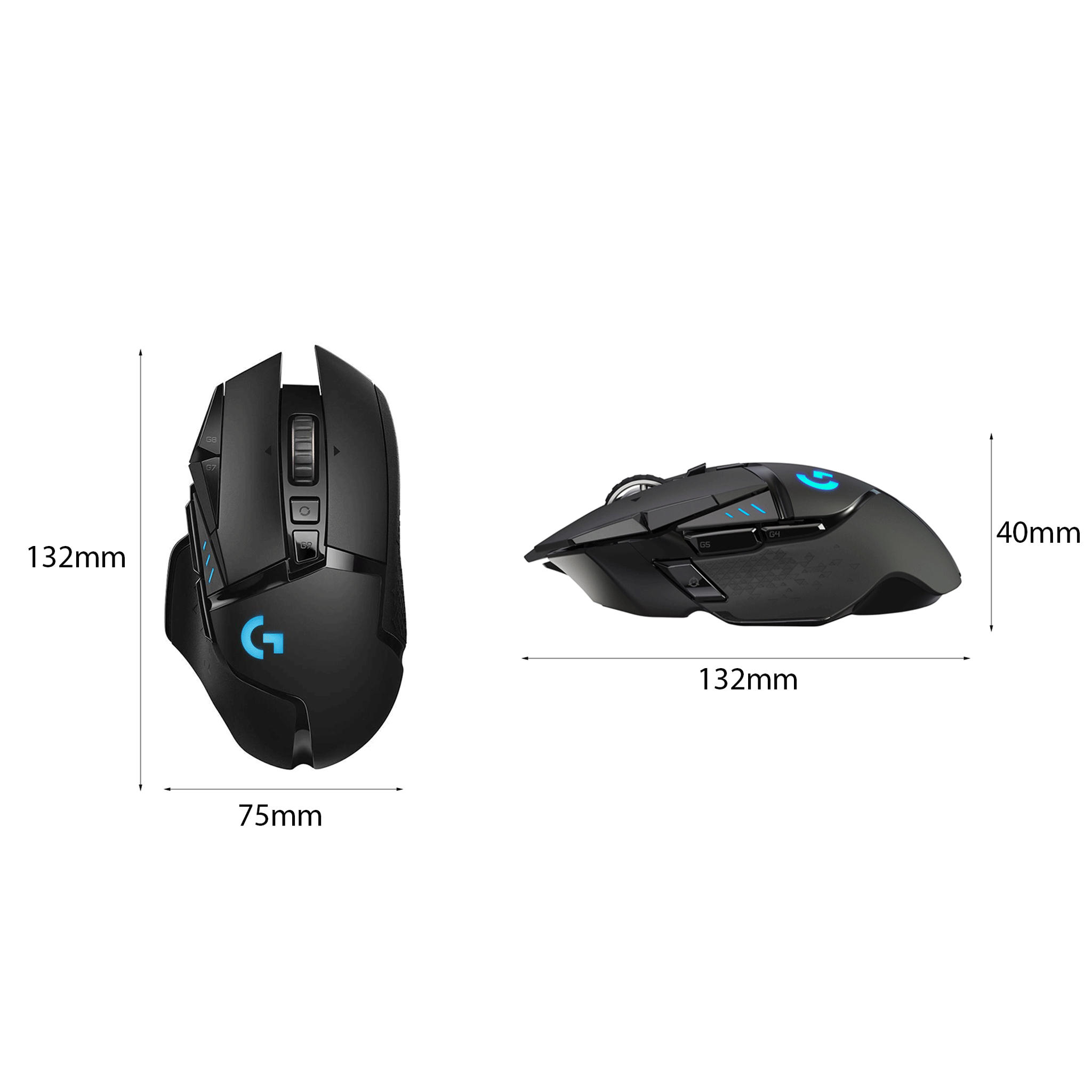 Chuột không dây Logitech G502 HERO 910-005569