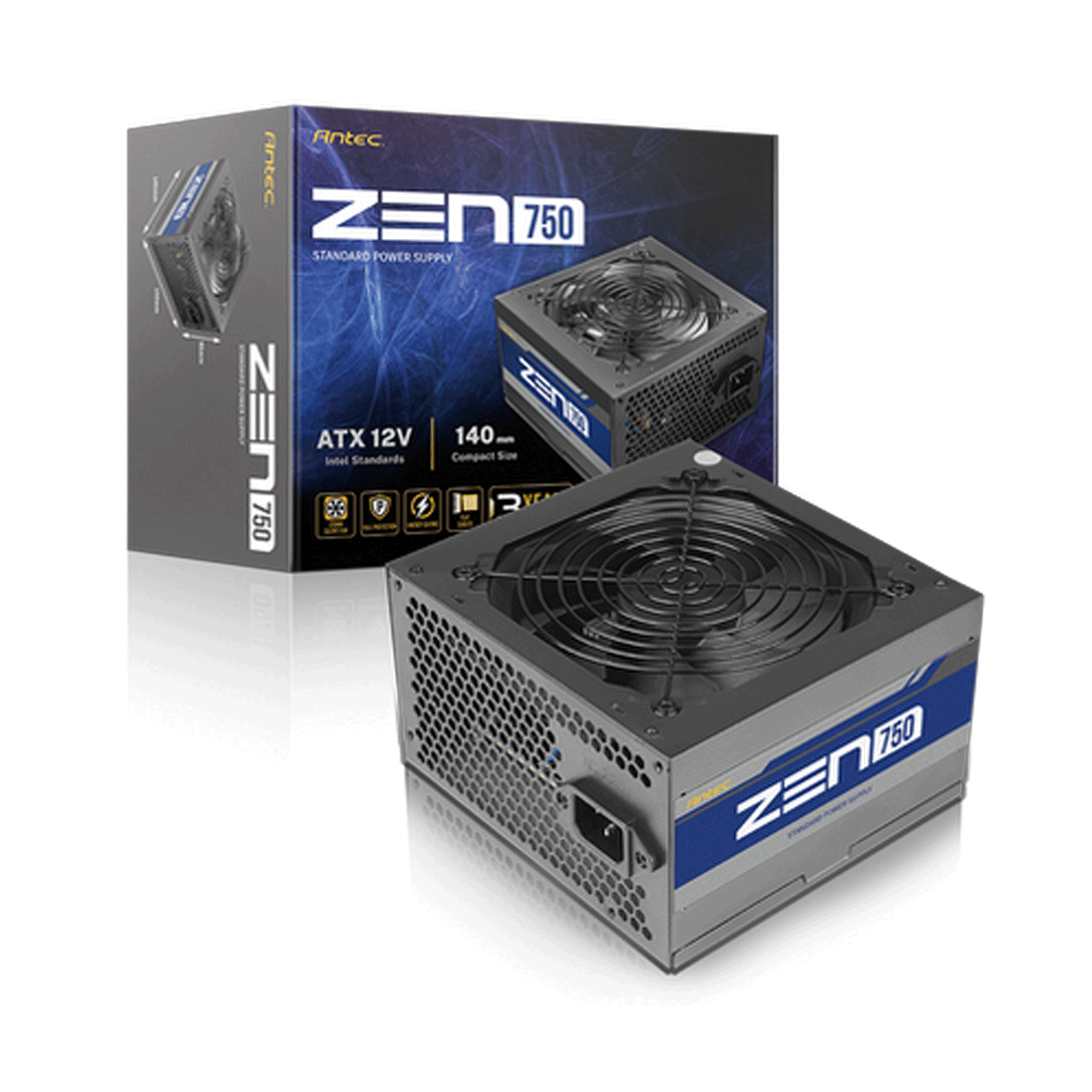 NGUỒN MÁY TÍNH ANTEC ZEN 750 EC (Công suất thực 700W)