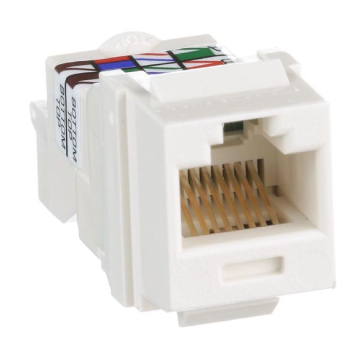 Đầu mạng Cat 6 UTP Panduit NK6TMIW TP Style, White