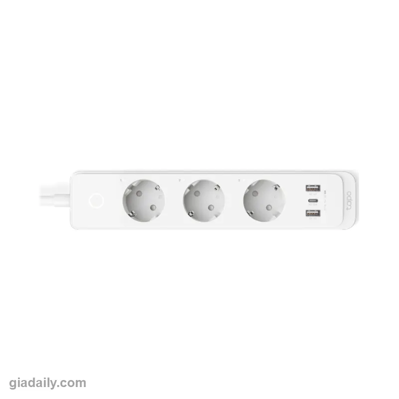 Ổ cắm Wi-Fi thông minh Tapo P300 3 ổ cắm 2 USB-A 1 USB-C 18W - Giá Đại Lý