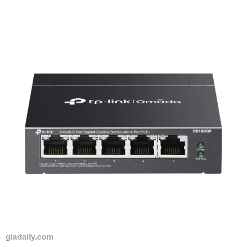 Switch PoE 5 cổng Gigabit TP-Link Omada DS105GP - Giá Đại Lý