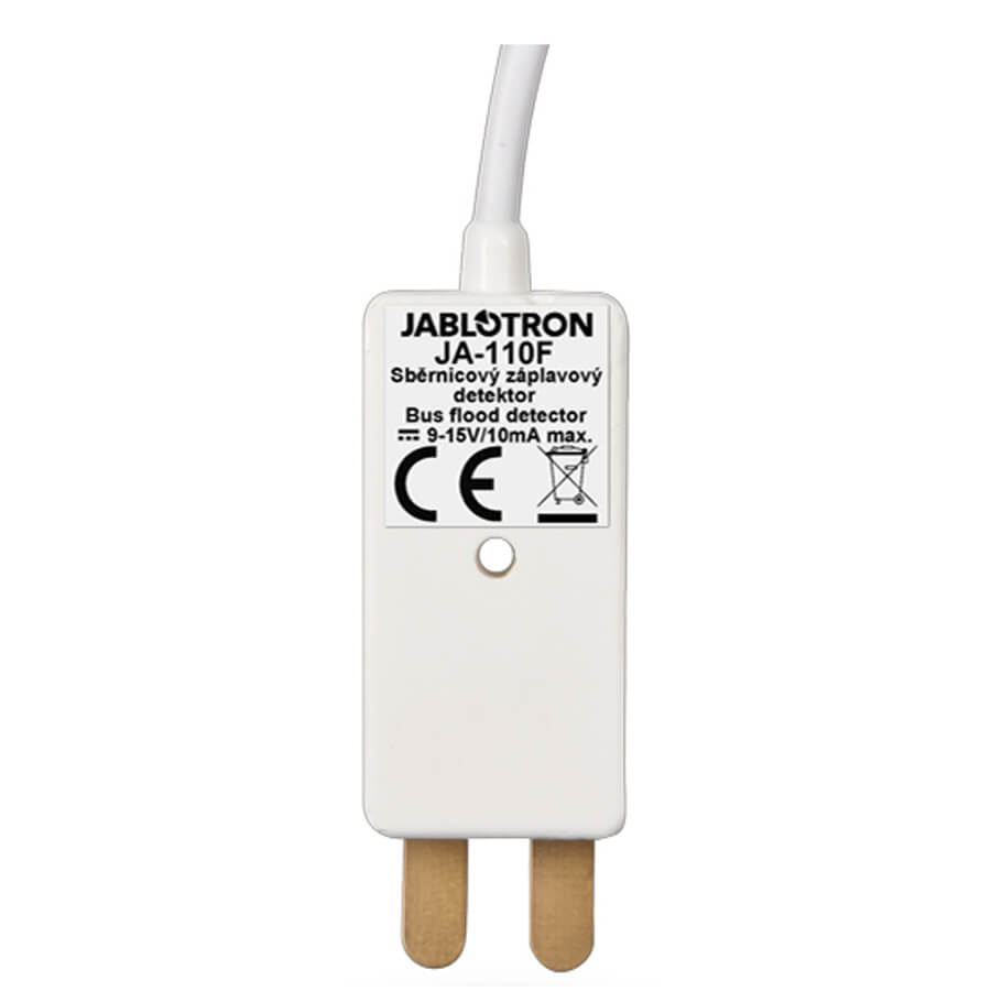Cảm biến ngập nước có dây trực tiếp tích hợp vào hệ thống JA-100 JABLOTRON JA-110F