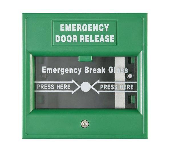 Nút bấm khẩn cấp, điện áp: 12V, Model: DS-K7PEB, NSX: HIKVision, mới 100%