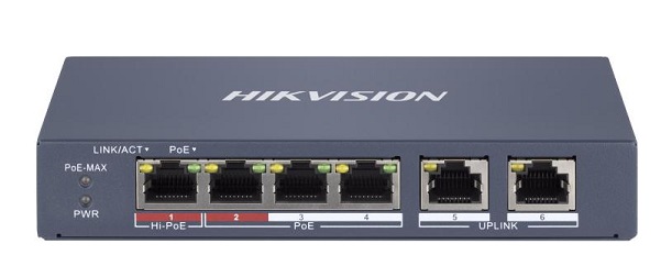Switch PoE Hikvision DS-3E1106HP-EI